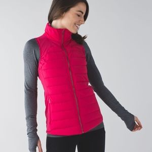 Lululemon Fluff Up Down Vest, Boom Juice, 6